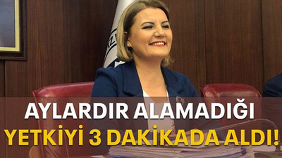 Aylardır alamadığı yetkiyi 3 dakikada aldı!
